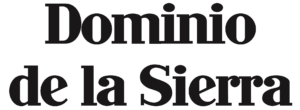 Logotipo de "Dominio de la Sierra" en tipografía elegante, diseño corporativo para marca turística de la región serrana.
