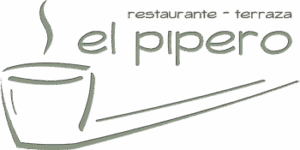 Logo del Restaurante El Pipero, terraza en la Sierra de Francia con diseño de pipa decorativa.